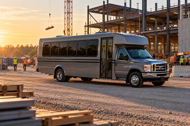 Construction Site Shuttle Bus Rentals in Fort Myers, FL